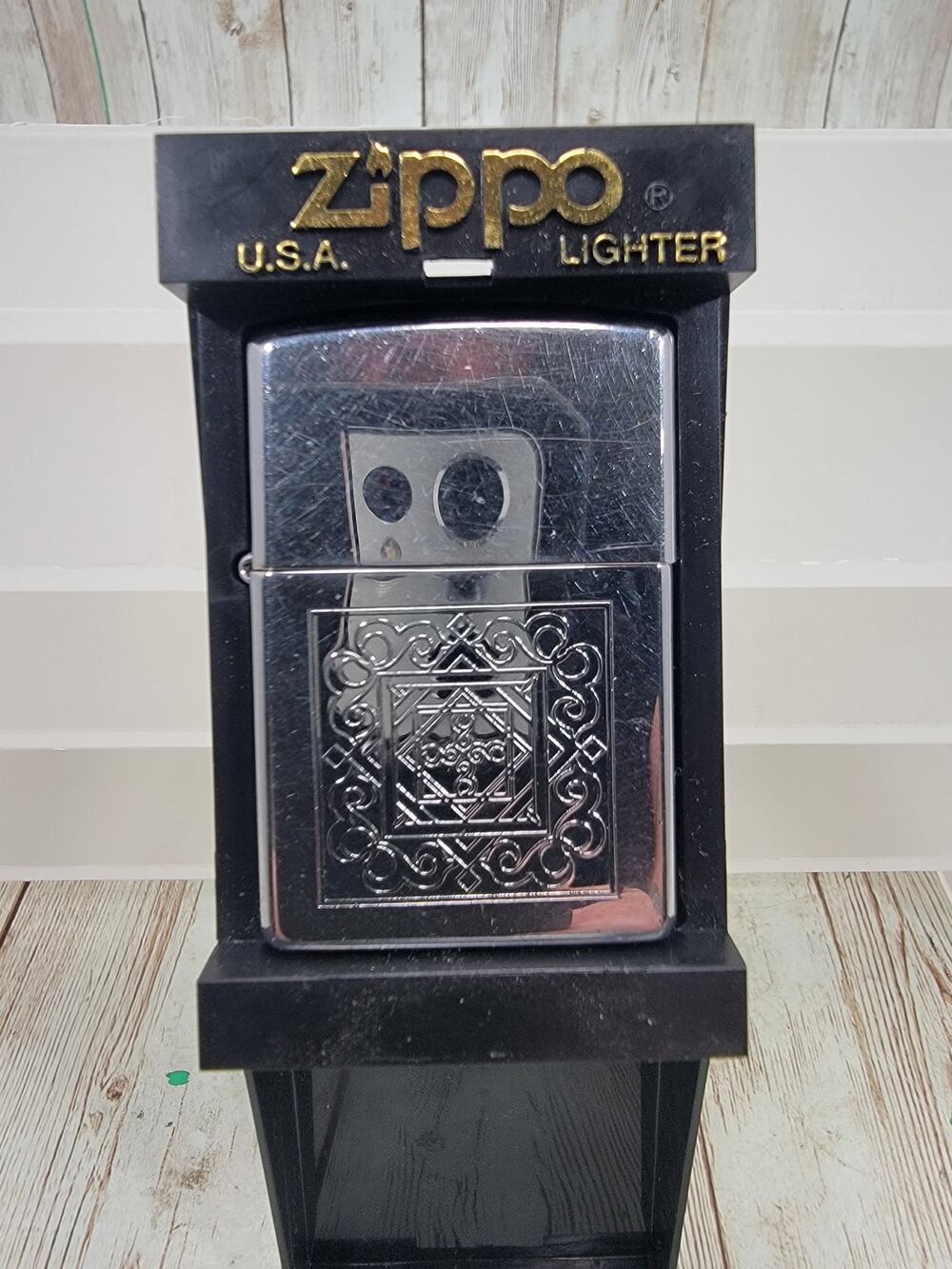 2000 Joe Camel Zippo Lighter Kashmir Chrome Finish VINTAGE!